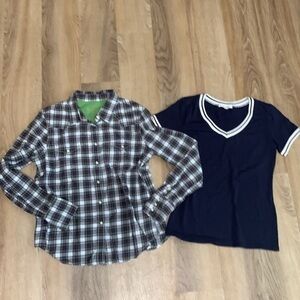 2 tops youth Large RALPH LAUREN & Active USA both YL fits like women’s small
